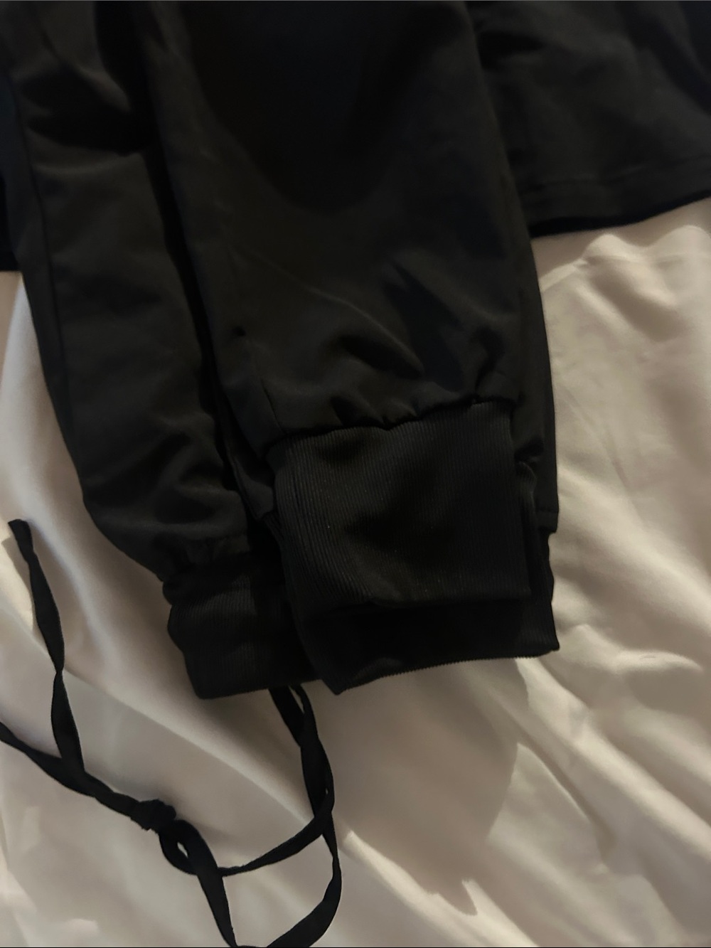 healing hands Women's Black Track Joggers and top set - Picture 5 of 7